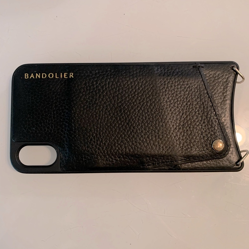 Pre-loved Bandolier iphone XS max case only